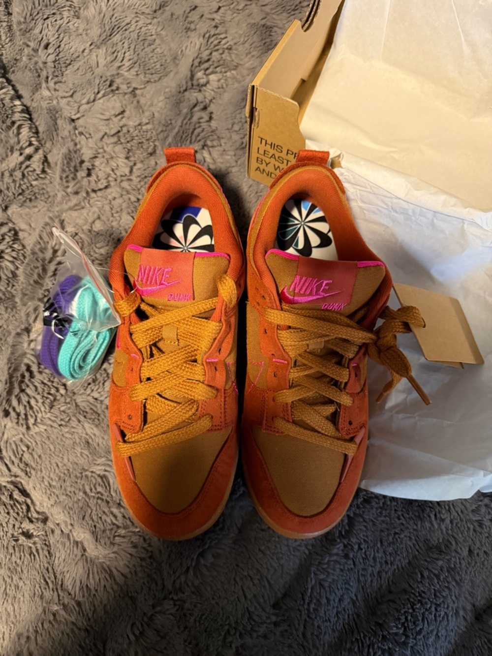 Nike Dunk low disrupt 2: desert bronze/pink prime